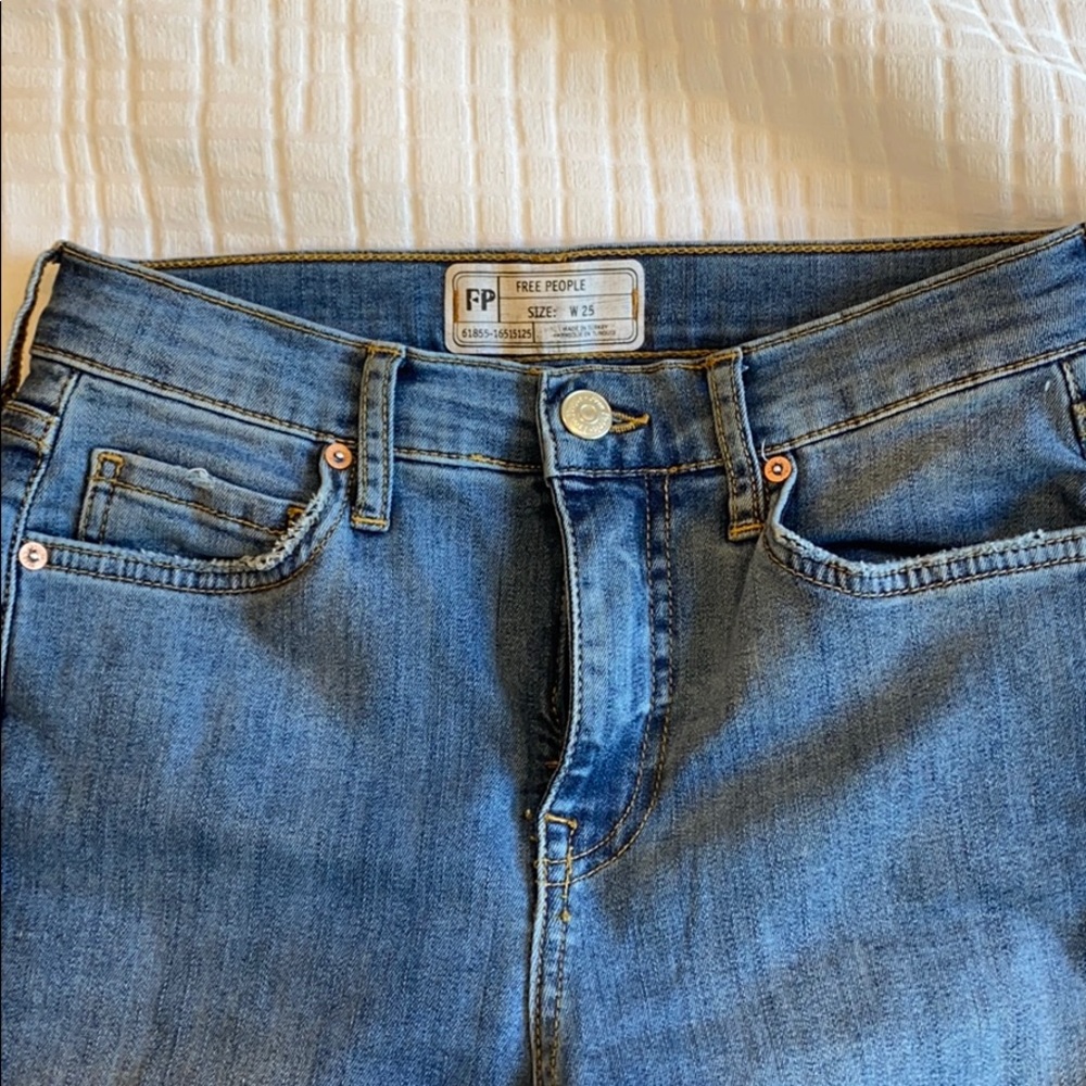Free People Ripped Jeans - Picture 2 of 3